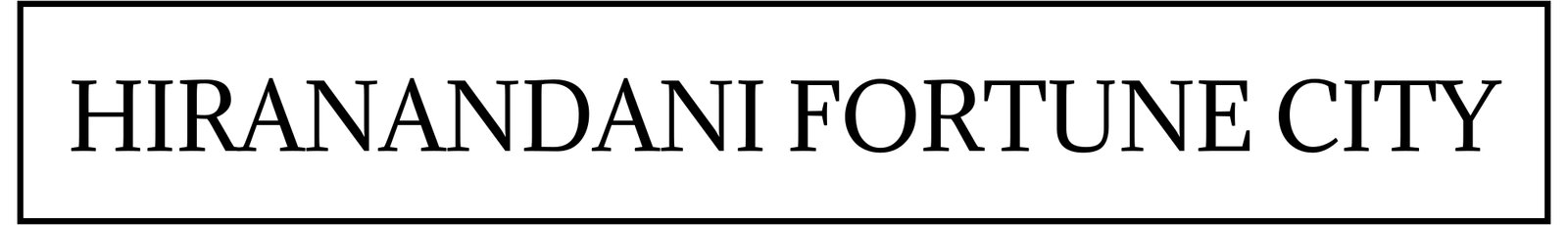 Hirananadani Fortune city